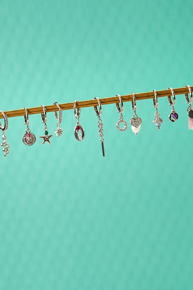 Oorbellen Beach Dream Zilver Copper h5 Afbeelding2
